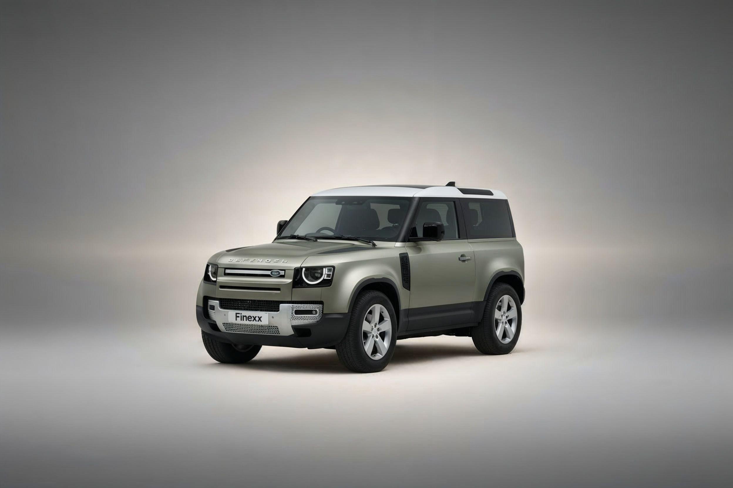 Landrover Defender green